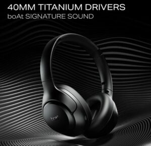 हेडफोन का फोल्डेबल डिज़ाइन और ट्रेवल pouch के साथ